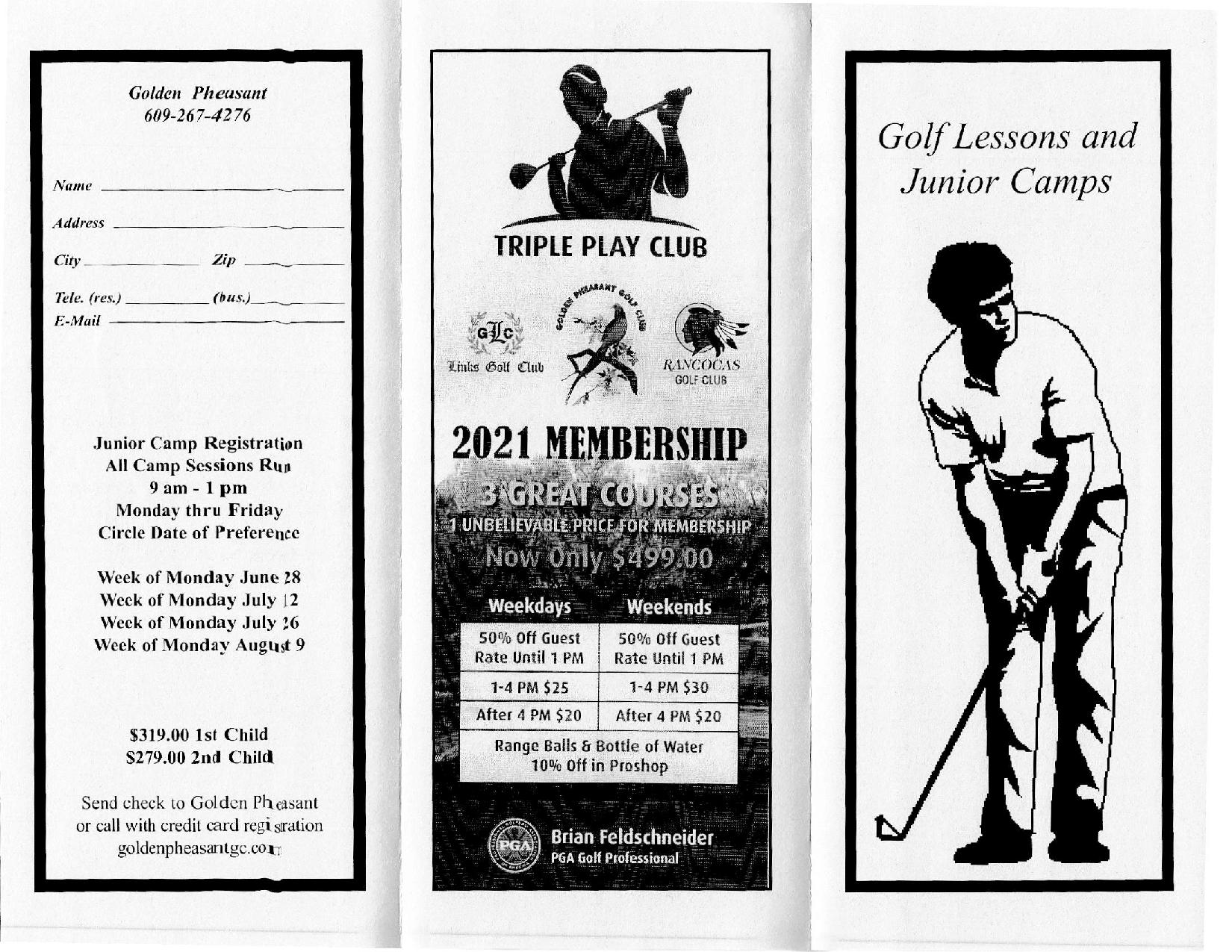 Junior Golf Golden Pheasant Golf Club Junior Golf Golden Pheasant Golf Club