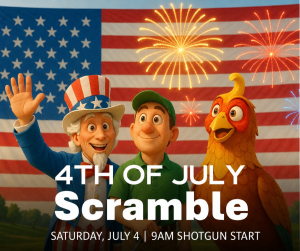 July 4th 2026 Scramble Flyer