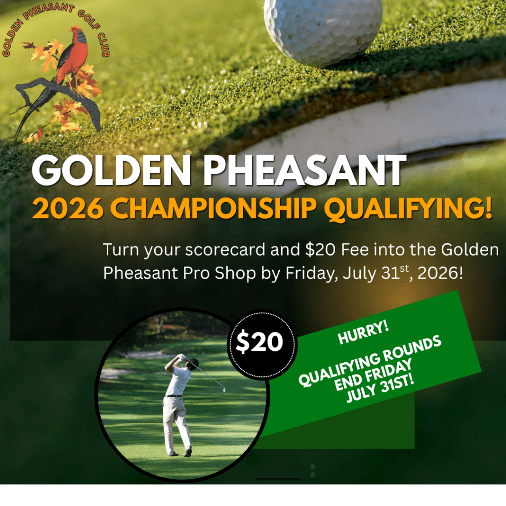 2026 Golden Pheasant Championship Flyer