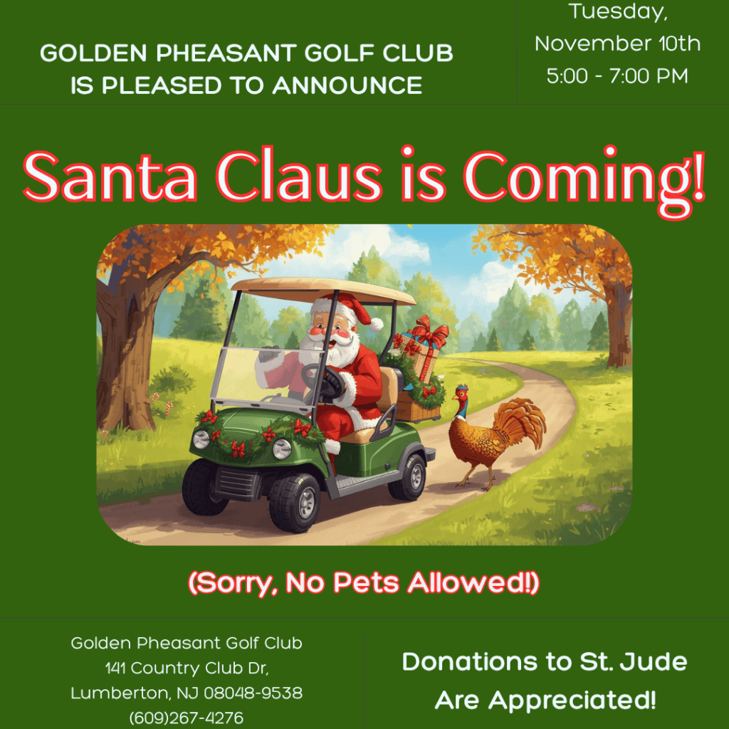 2026 Golden Pheasant Santa Claus Announcement